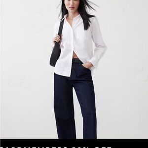 Banana Republic Factory White Button Down Shirt